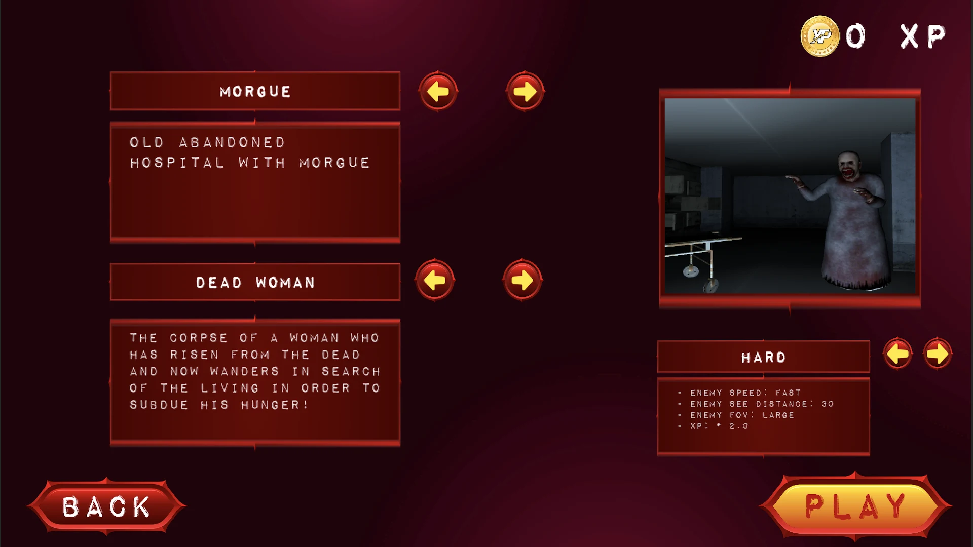 Haunted horror morgue hospital screenshot
